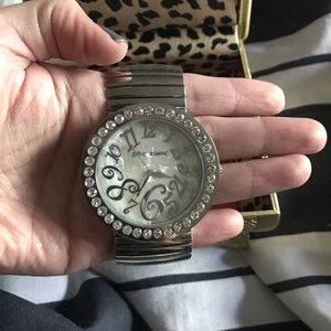 Betsey Johnson stretch band watch
